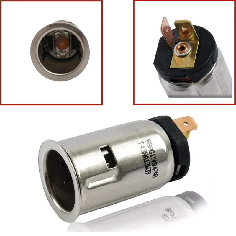 12V Automobiles Cigarette Lighter Power Socket Replacement Parts Accessories For Ford Fiesta 1447680 (01+On) Focus (98+On)