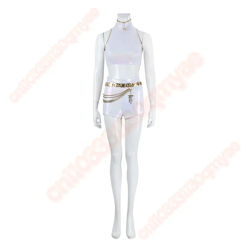 2025 KPOP ZOEY 루미 코스프레 애니메이션 KPop 악마 사냥꾼 Mira 코스프레 의상 유니폼 할로윈 파티 여성용 남성용 카니발 소품