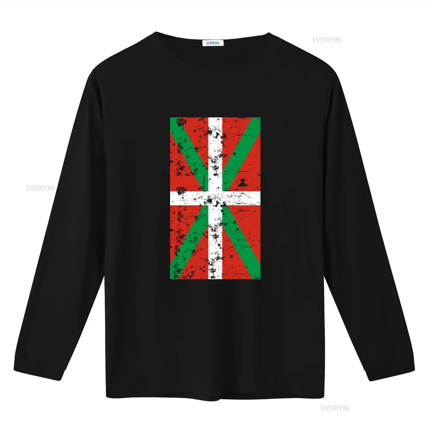 Baskenland Euskal Herria Euskadi Vasco T Shirt Unique Flag Design Comfortable Fabric Perfect for Basque Culture Enthusiasts