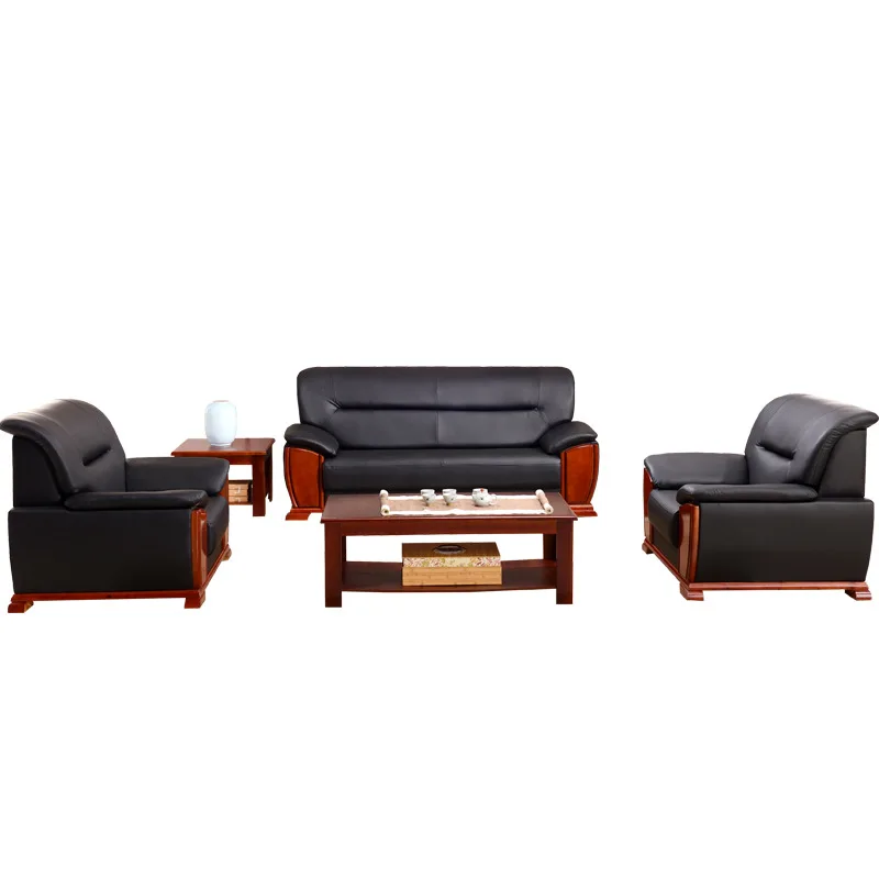 

Modern, minimalist, solid wood frame, black, Xipi, sofa, office, reception, negotiation