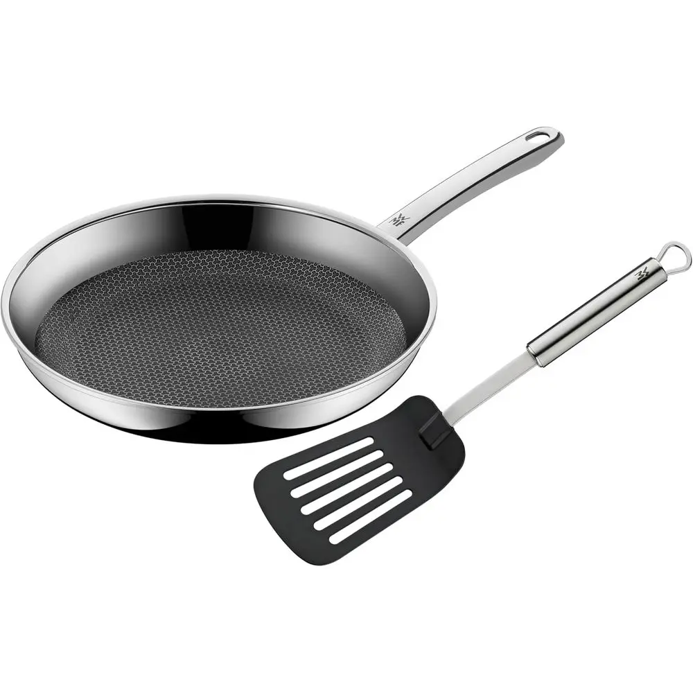 

Multi-Layer Coated 28 cm Induction Pan with Stainless Steel Handle and Oven-Safe Comb Structure