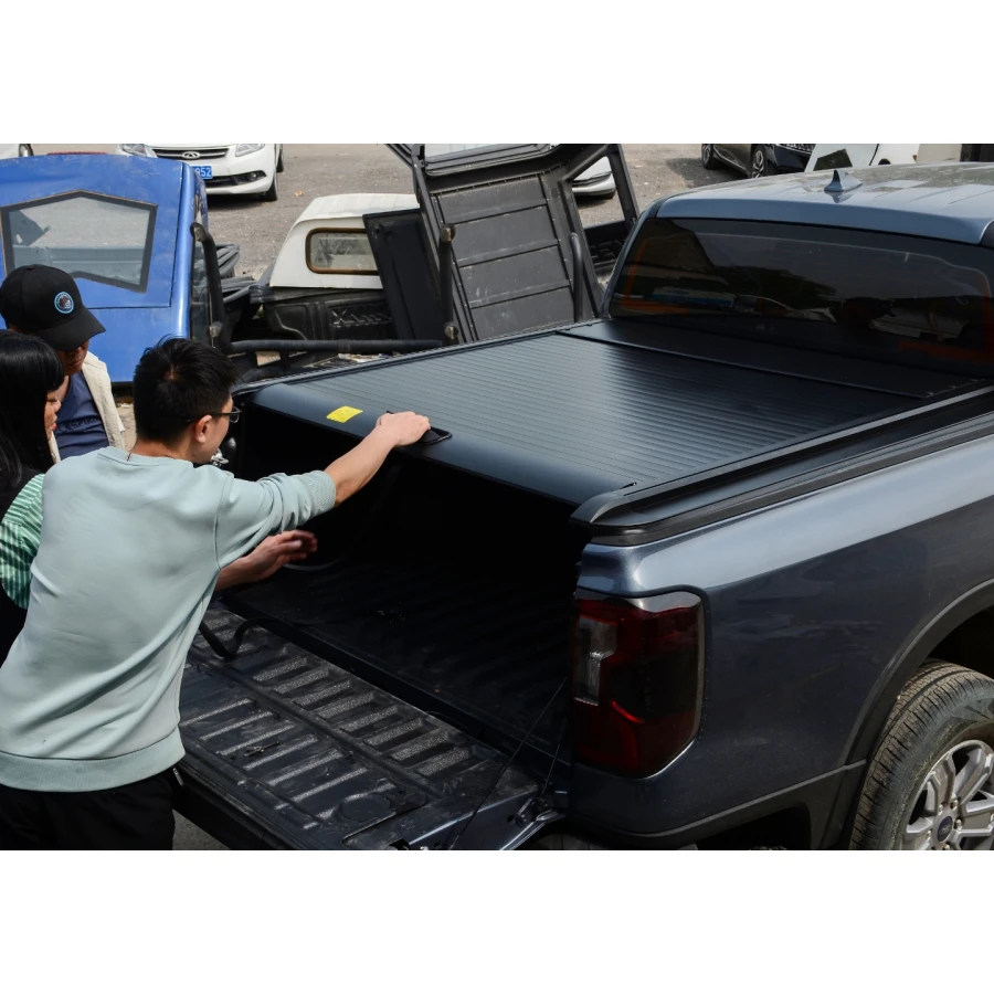 Roller Lid up Pick up Truck Hard Bed Cover Tonneau Roller Shutter Cover Aluminium Alloy for Ford Ranger F150 F250