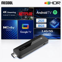 MECOOL KD3 Android 11 TV Stick with Dolby Audio 2+8G Google Certified Google TV Stream Media Receiver Stick Home Media Player