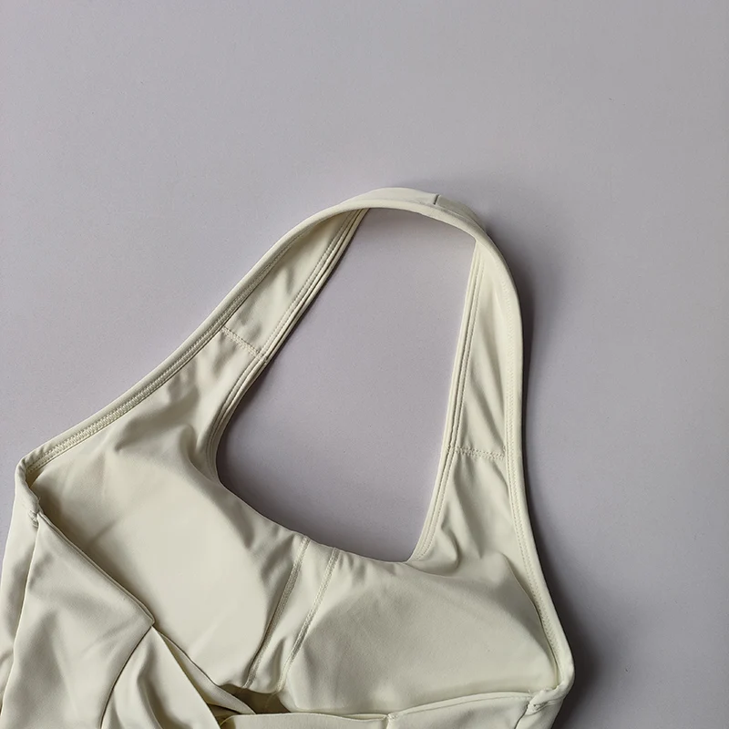 Neue Sport-Lingerie für Frauen mit Brustpolster, Fitness-BH, Neckholder, Kreuz-Yoga-Rücken, professionelle Laufunterwäsche – Detail 5