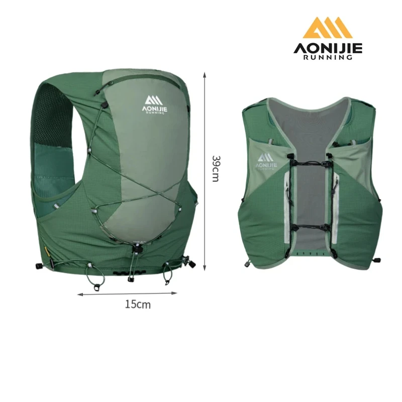AONIJIE MB 12L Update Sports Off Road Backpack Running Hydration Bag Pack Vest Soft for Hiking Trail Cycling Marathon Race