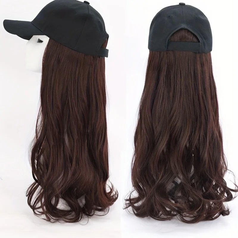 22 inch Four Colors Wave Wig Accessories with Baseball Cap