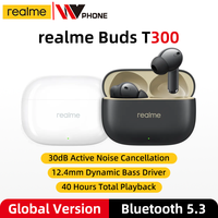 Global Version realme Buds T300 TWS Earphone 30dB Active Noise Cancelling 40 hours battery life Bluetooth5.3 IP55 True Wireless