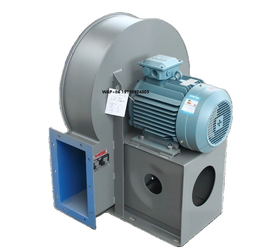 

Strong Power High Efficiency Low Noise 380V Steel Blade Free Standing AC Centrifugal Fan Blower for Dust Emission Fan 4-68-4A