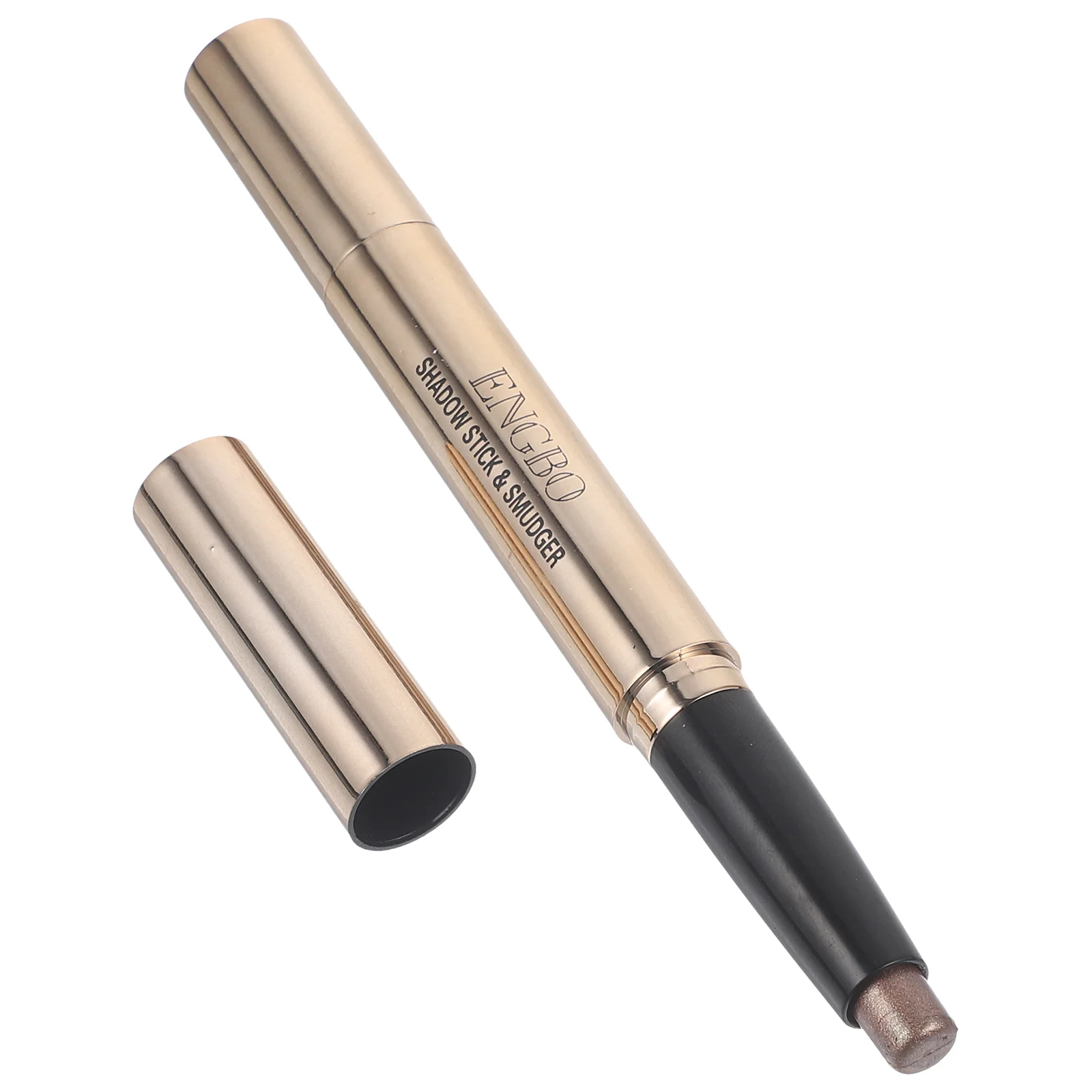 Dual End Eye Shadow Brush para Mulheres, Maquiagem Caneta, Aplicação De Precisão, Vara