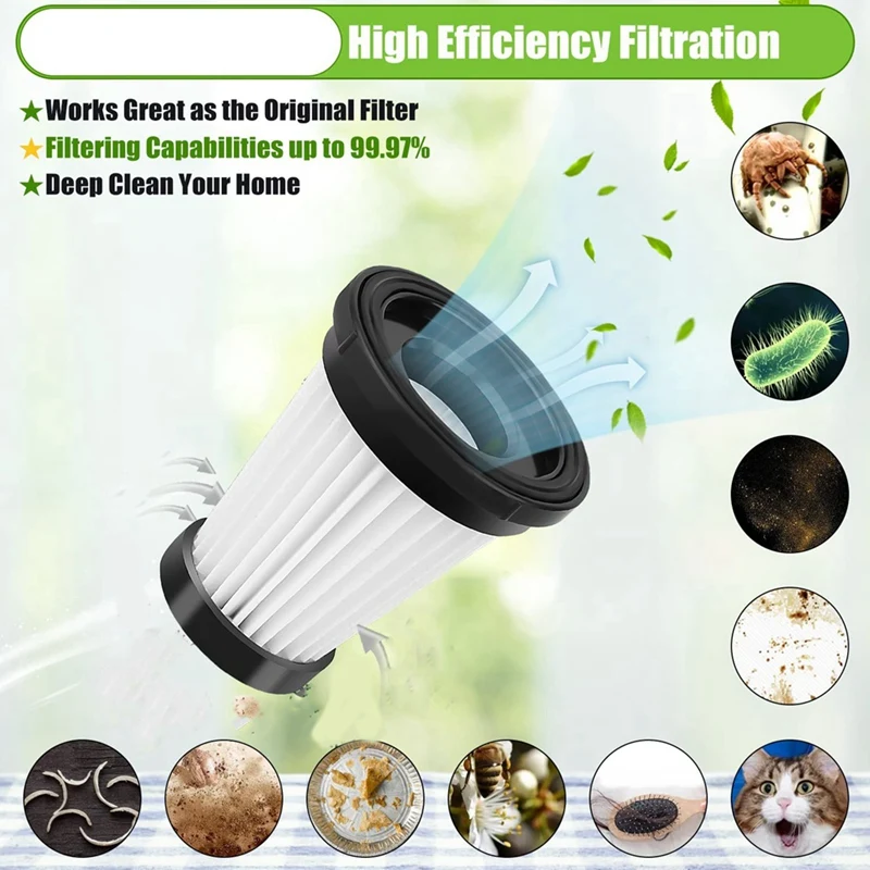 Filtro HEPA Per MOOSOO K12 K12pro K13 Per Genius Invictus One 1.0 X7 2.0 Aspirapolvere portatile Cordless di Ricambio
