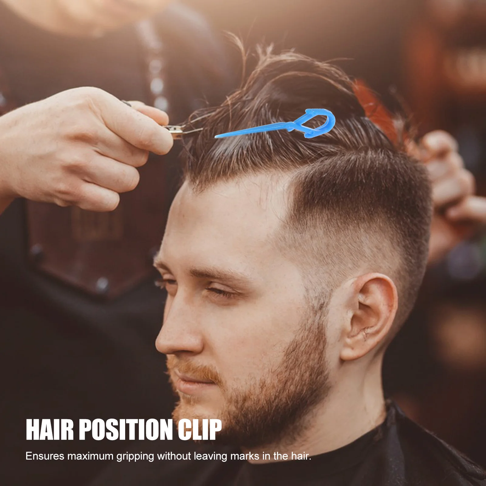 

70Pcs Hairdressing Clips Colorful Plastic Cold Wave Positioning Tools for Salon Styling and Broken Hair Cleanup