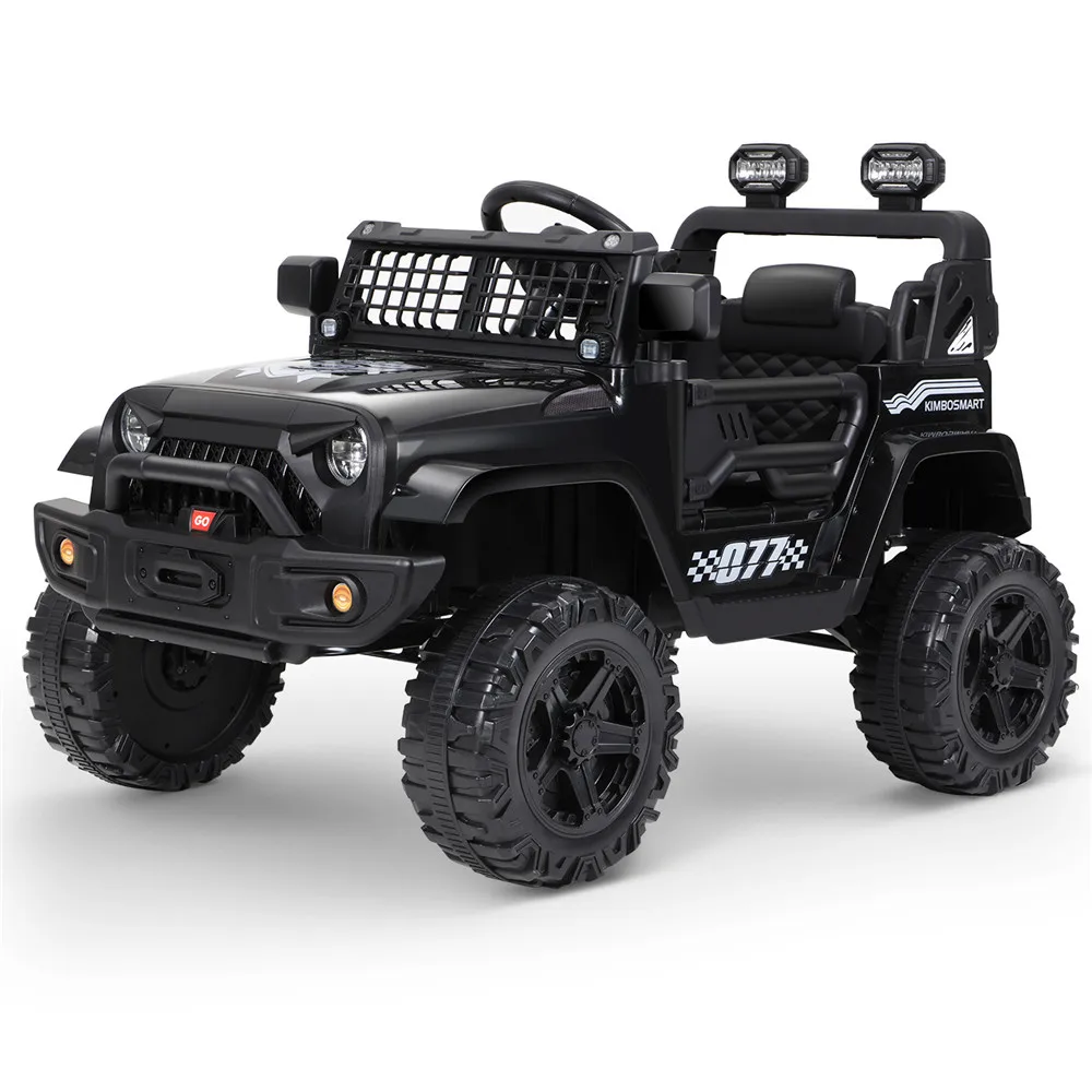 12V Remote Control Ride On Truck Battery Powered Small Off-road Electric Single Seat Car LED Lights Kids' Ride on Vehicles