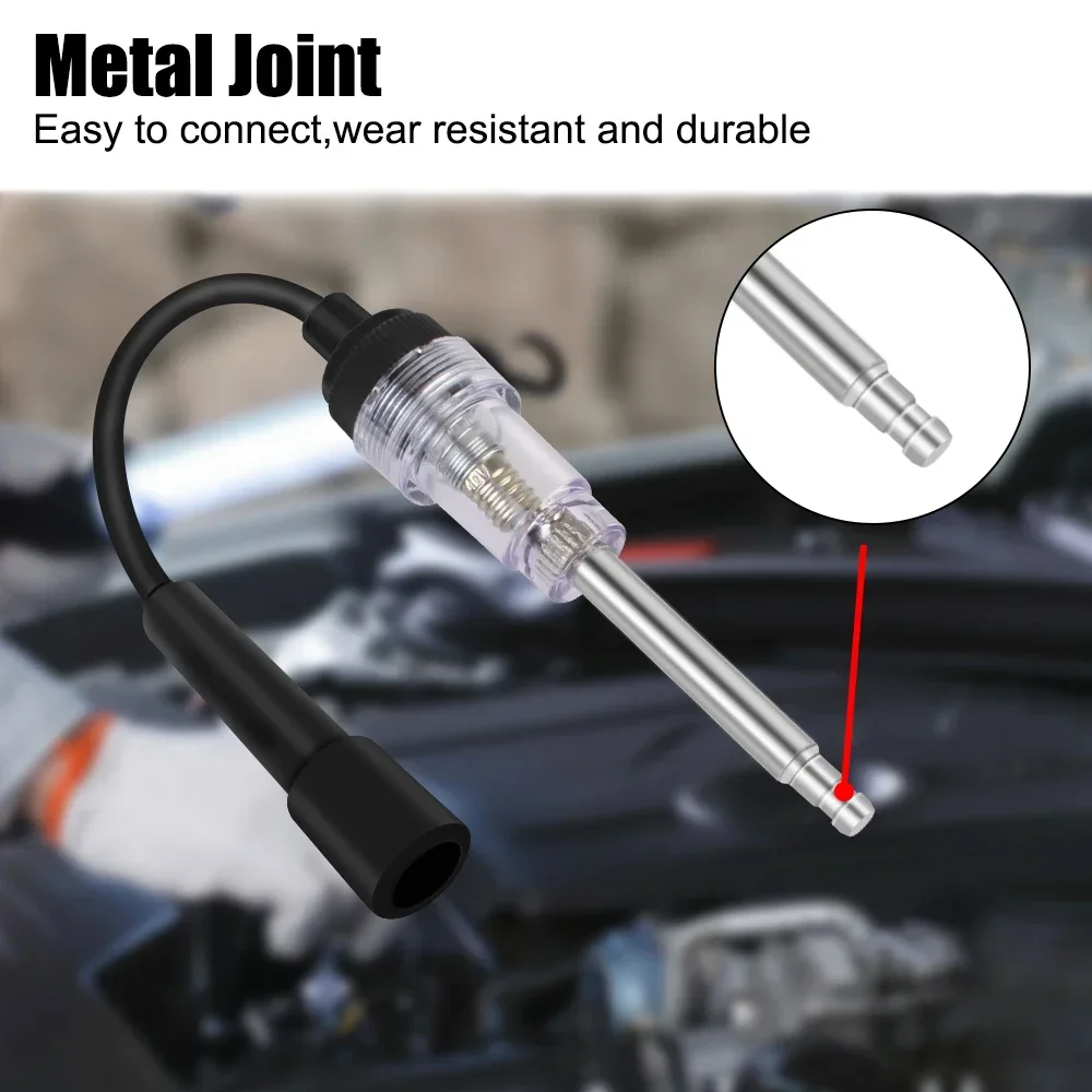 Car Spark Plug Tester Repair Tools Ignition System Coil Engine Test Autos Diagnostic Test Tool In-Line Igniton Spark Tester