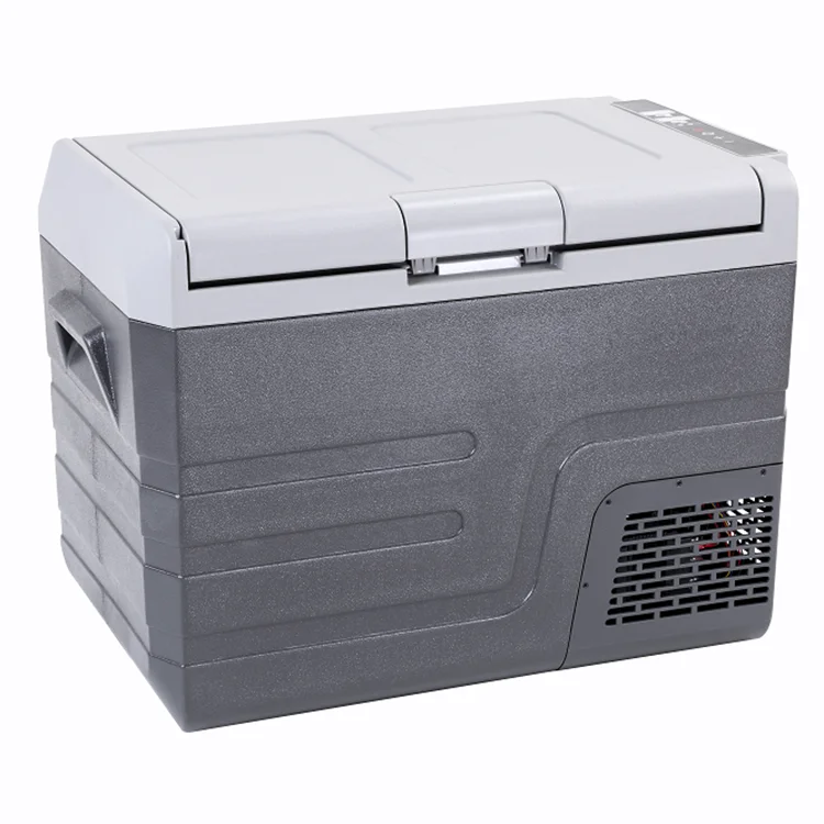 Mini Car Refrigerator Portable Outdoor High-end 46L Refrigerator 12V24V With Compressor Dual Temperature Zone