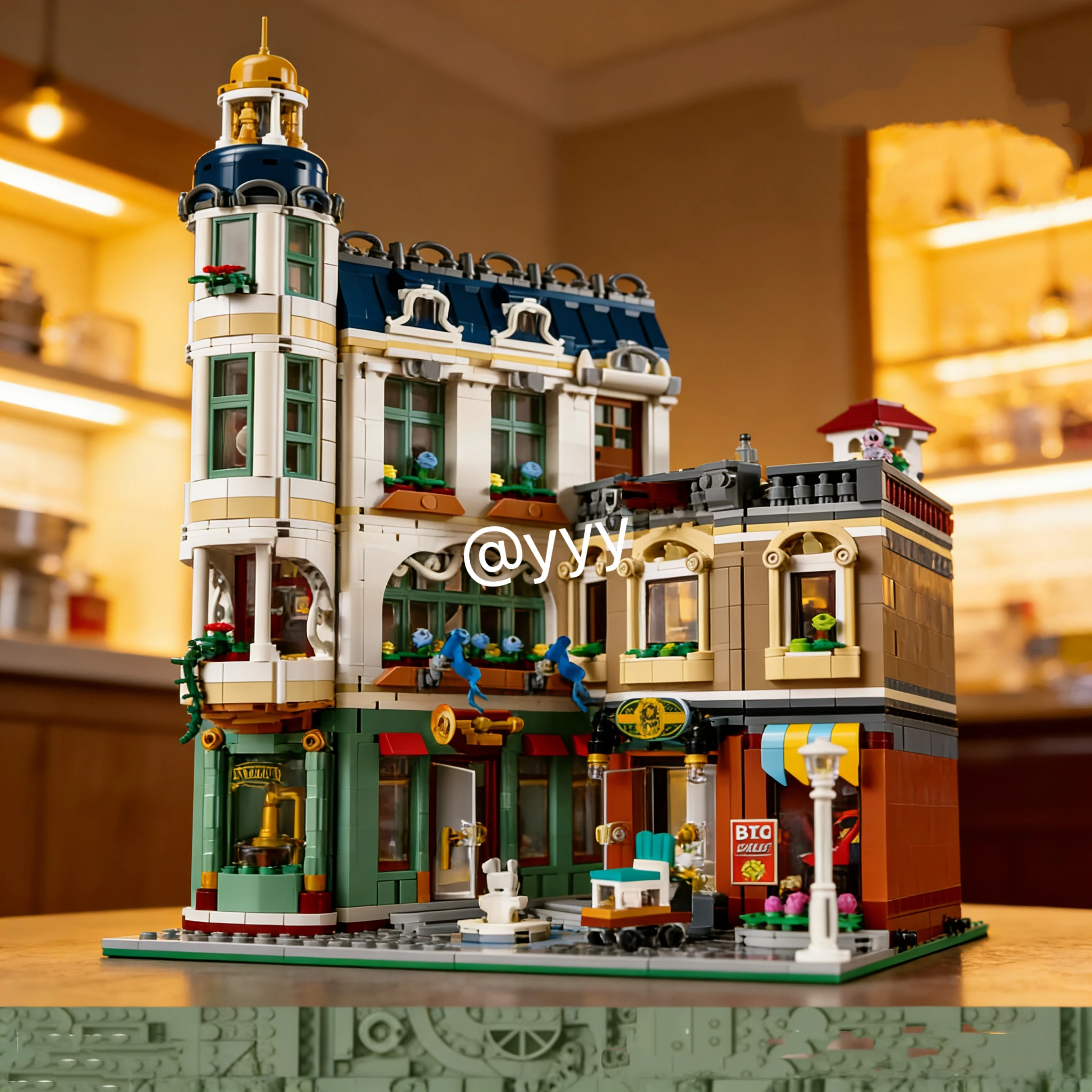 

Новая серия конструкторов Urban Street View: Модель торговой улицы, игрушка-конструктор для детей и взрослых, подарок на день рождения или Рождество.