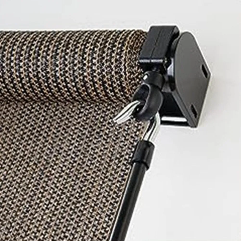 1Set Heavy Duty Metal Window Blind Brackets for Roller Blinds Curtain Mounting Bracket Home Office Hotel Installation