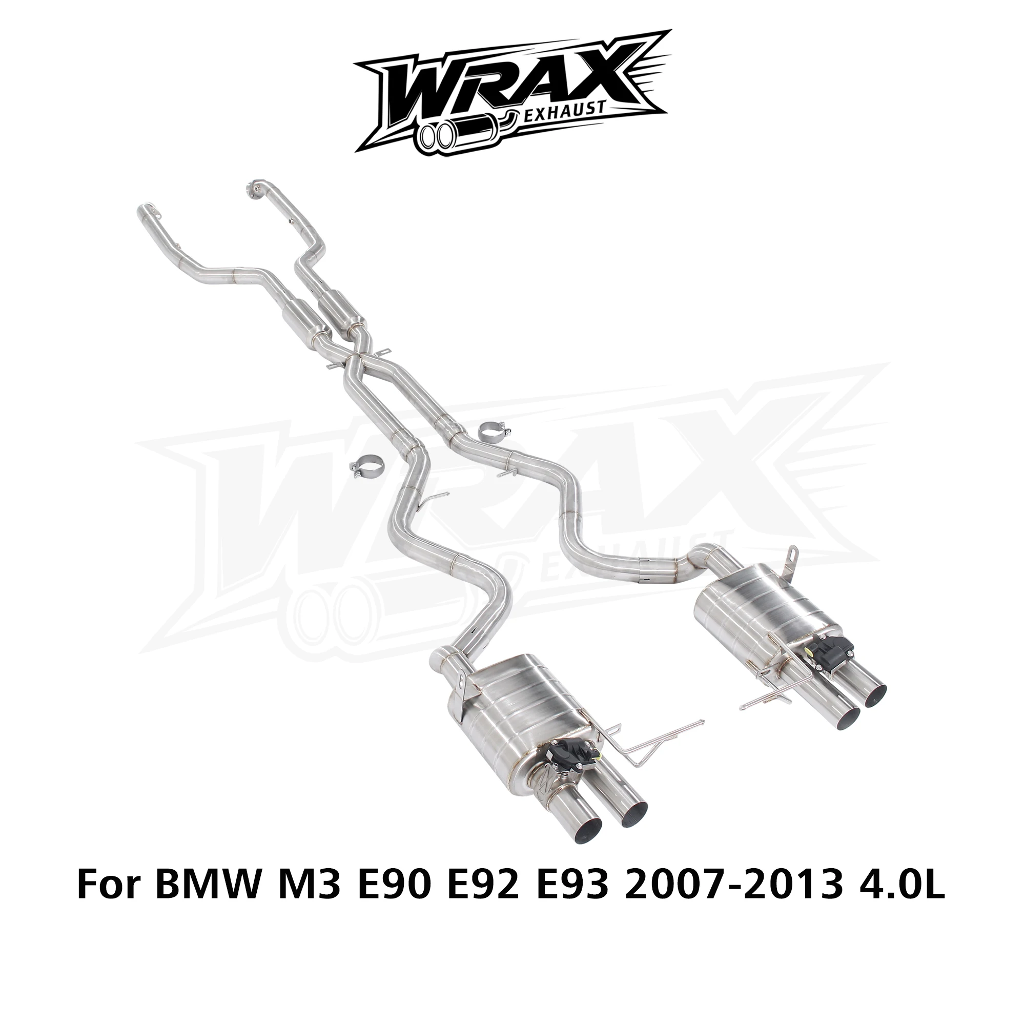 

Обновление WRAX Sport Performance для BMW M3 E90 E92 E93 2007-2013 4.0L SS304 Резонансная трубка и выхлоп Catback Агрессивный звук
