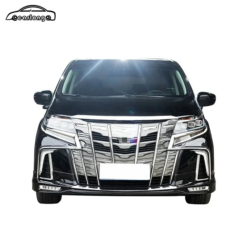 PP Material Car Bumper Saint Seiya Style Front Bumper for Honda Elysion 2016-2021 Front Radiator Grille with Electroplated Strip