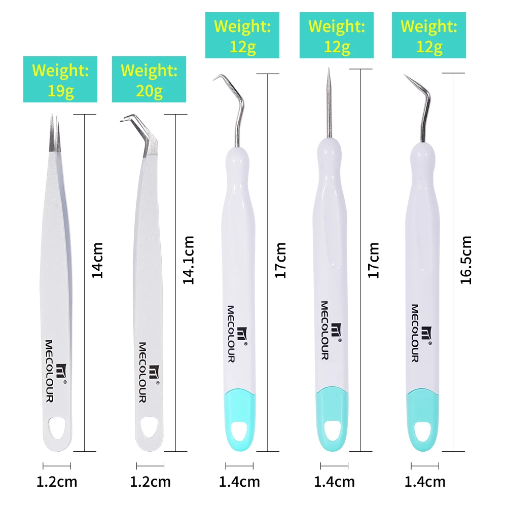 

Factory Price 5-Piece Precision Craft Vinyl Weeding Tools Set Art Supplies Weeding Kits for Vinyl