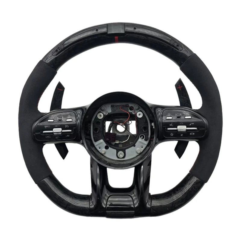 

Гарантия качества, кованый светодиод из углеродного волокна для Mercedes Benz W177 W213 W204 W205 W211 C257 AMG, руль