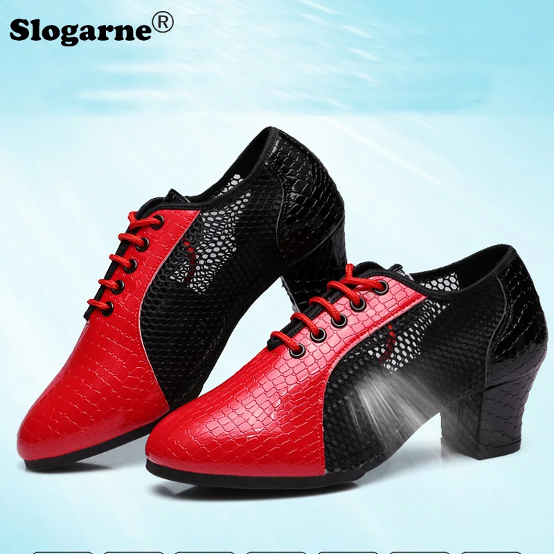 

New Breath Mesh Dance Shoes Women Cool Jazz Latin Shoes Ladies Yago Shoes Soft Sole Ballroom Modern Dance Sports Sneakers Pumps