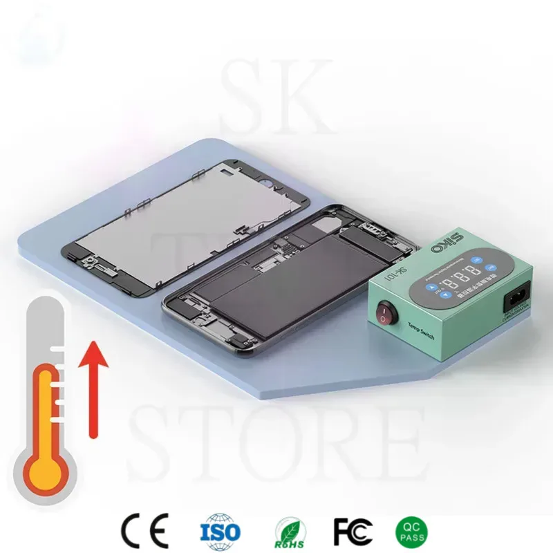 

SIKO SK-101 Разветвитель ЖК-экрана, нагревательный сценический сепаратор, коврик для ремонта телефона, разделительная панель, ЖК-дисплей, демонтаж сокровищ