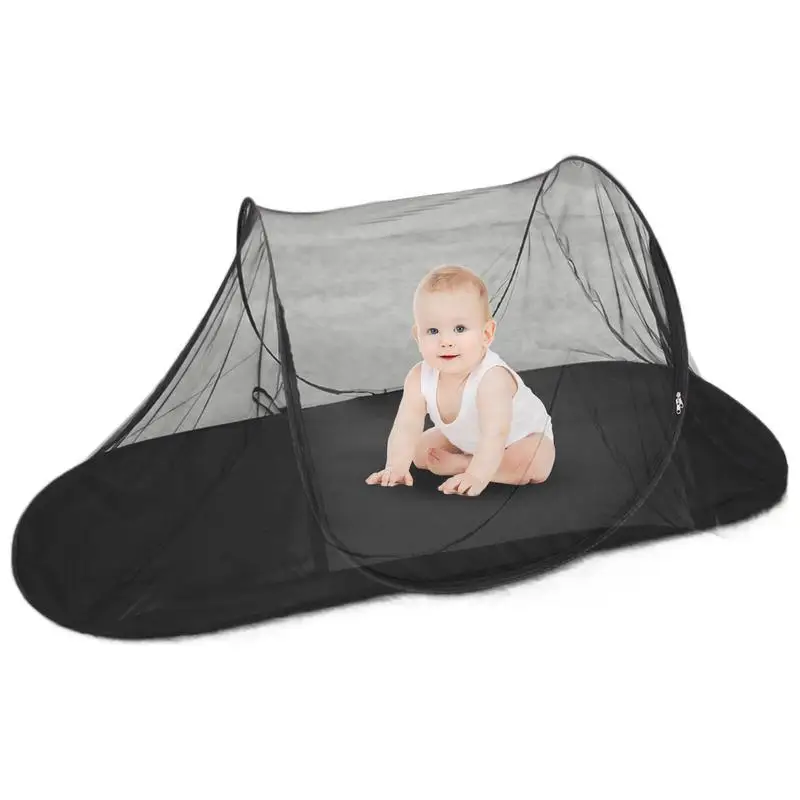 Pop-up Gnat Tent Camping Shelter Bugnet Foldable Pop Tent Freestanding Gnat Net Breathable Mesh Bugnet Camping Mesh Tarp Tents