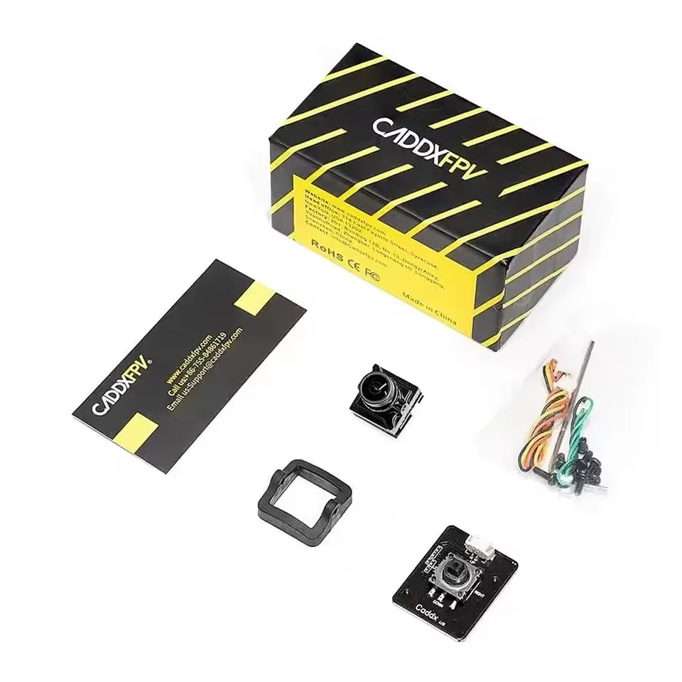 CADDX Bebé Ratel 2 Nano 1200TVL FOV165 °   Sensor Starlight NTSC y PAL CVBS cámara FPV de baja latencia para RC Freestyle FPV Drone