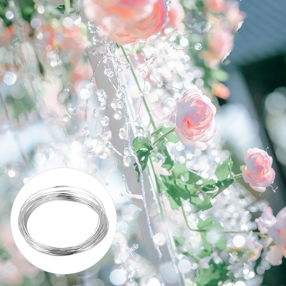 5pcs 1Mm Aluminum Wire 10M Per Roll Silver Diy Flexible Metal Craft For Jewelry Making Beading Bonsai Decor Aluminum Yarn Craft