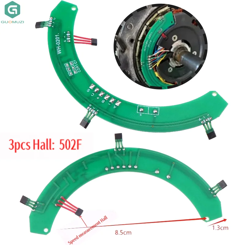 Carte PCB haute pression pour vélo électrique, haute qualité, capteurs Hall 502F 3144 et contrôleur de capteur RPM