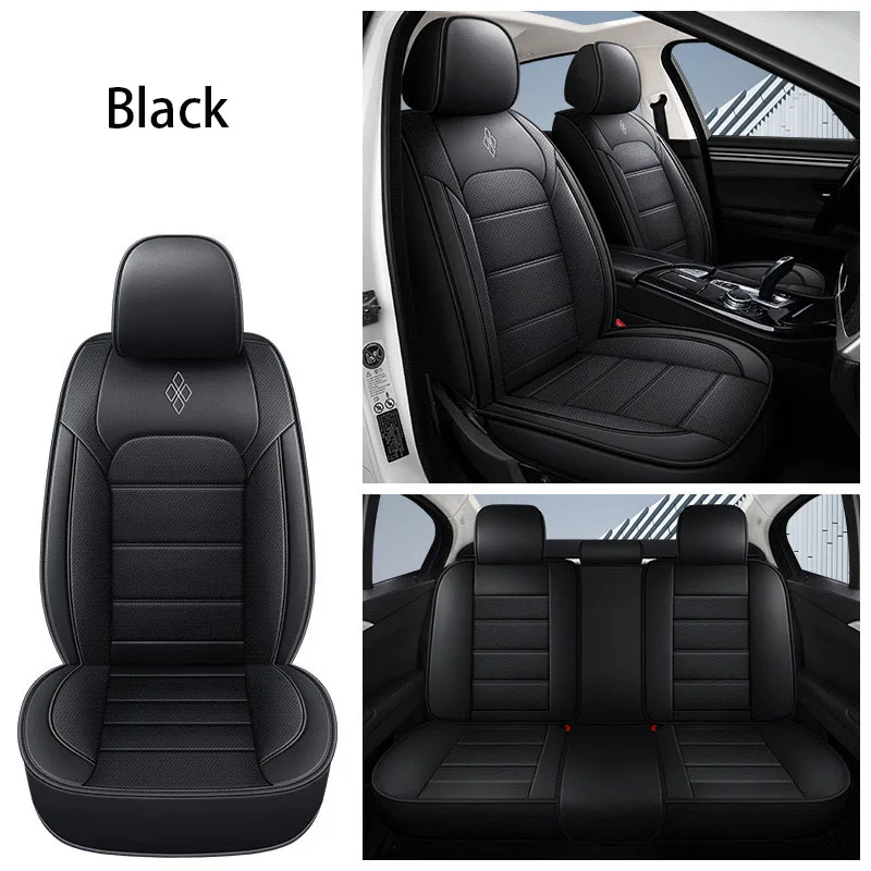 Universal Leather car seat covers For Toyota RAV4 BZ4X ALLION AVALON LAND CRUISER all car model accessories Vehicle supplies