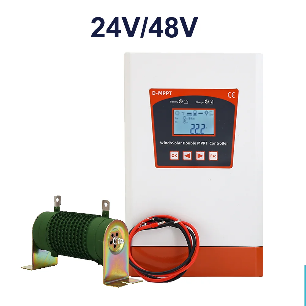 Dubbele MPPT-laadregelaar Zonne- en windhybride systeem 6000
