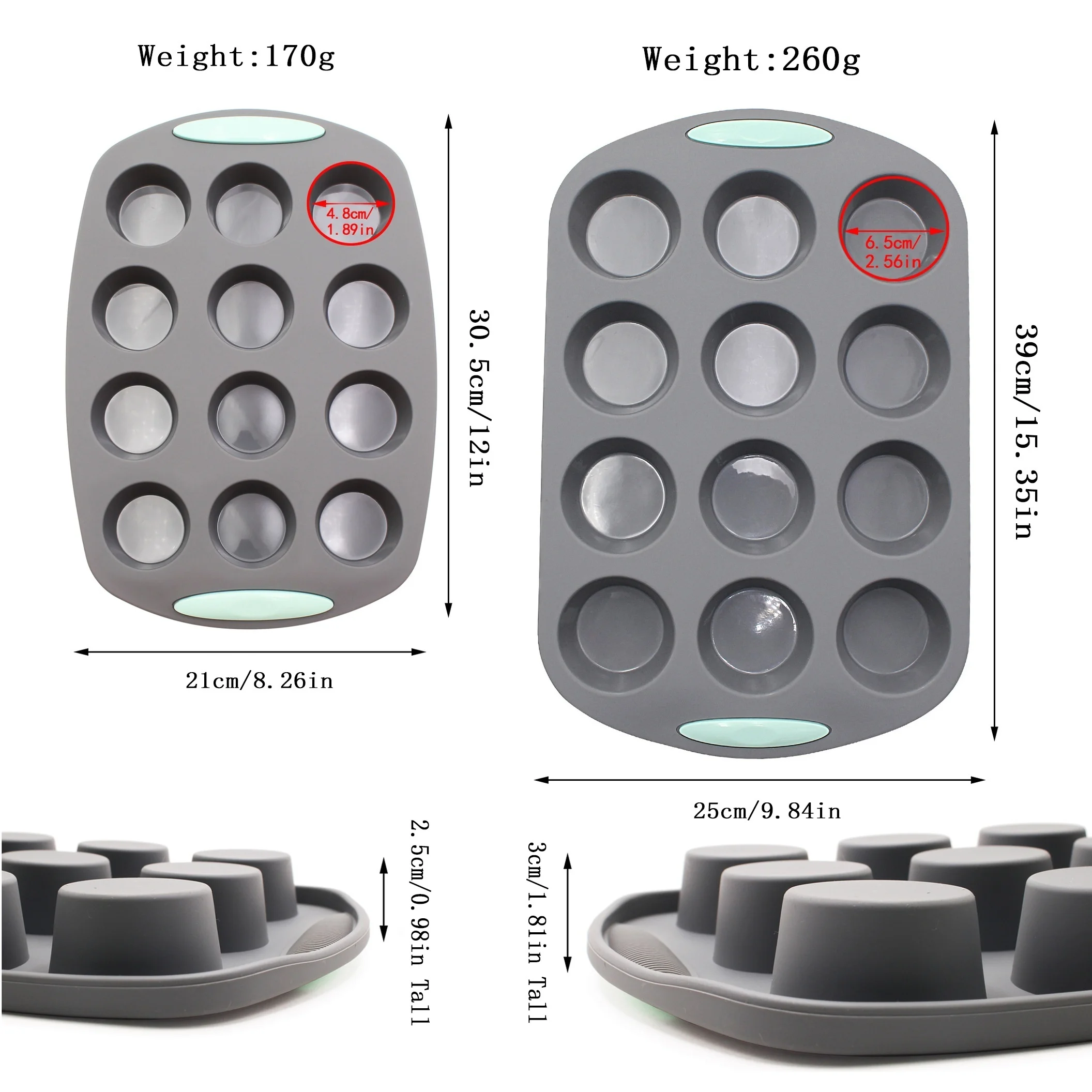 Heat resistant silicone loaf bread muffin donut cake baking tray oven baking pan silicone bakeware set Silicone Cake Pan Set