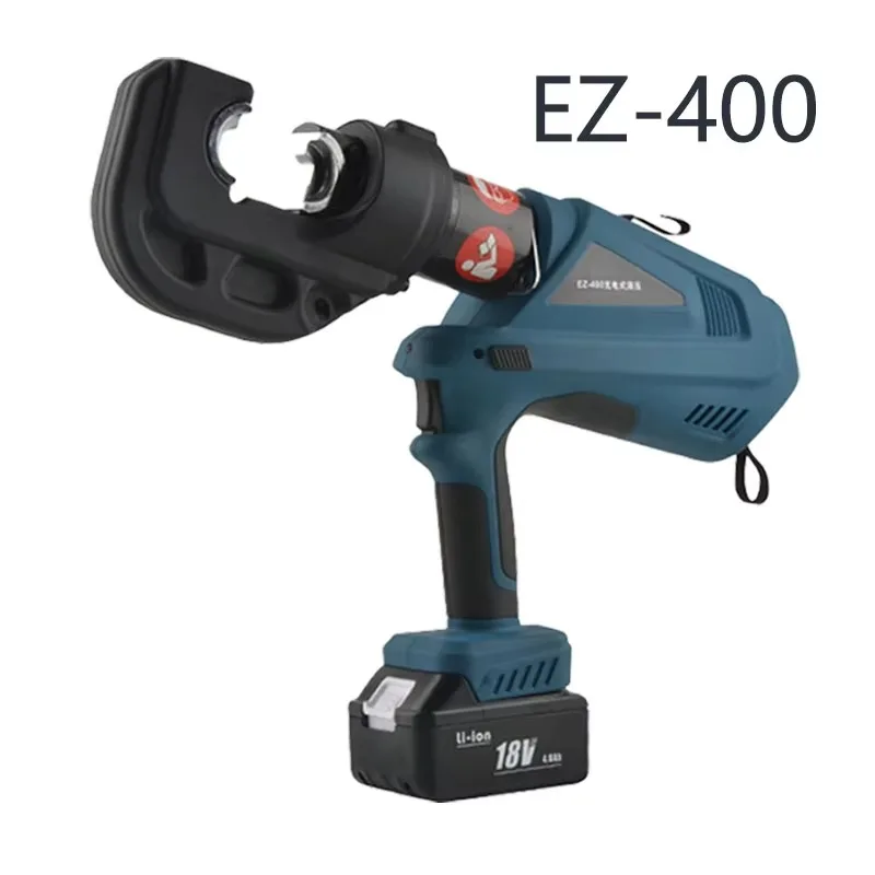 EZ-400 Rechargeable 16-400mm Lithium-Battery Hydraulic Crimping Tool With Display Cable Crimping Tools For Cu Crimping Cordless