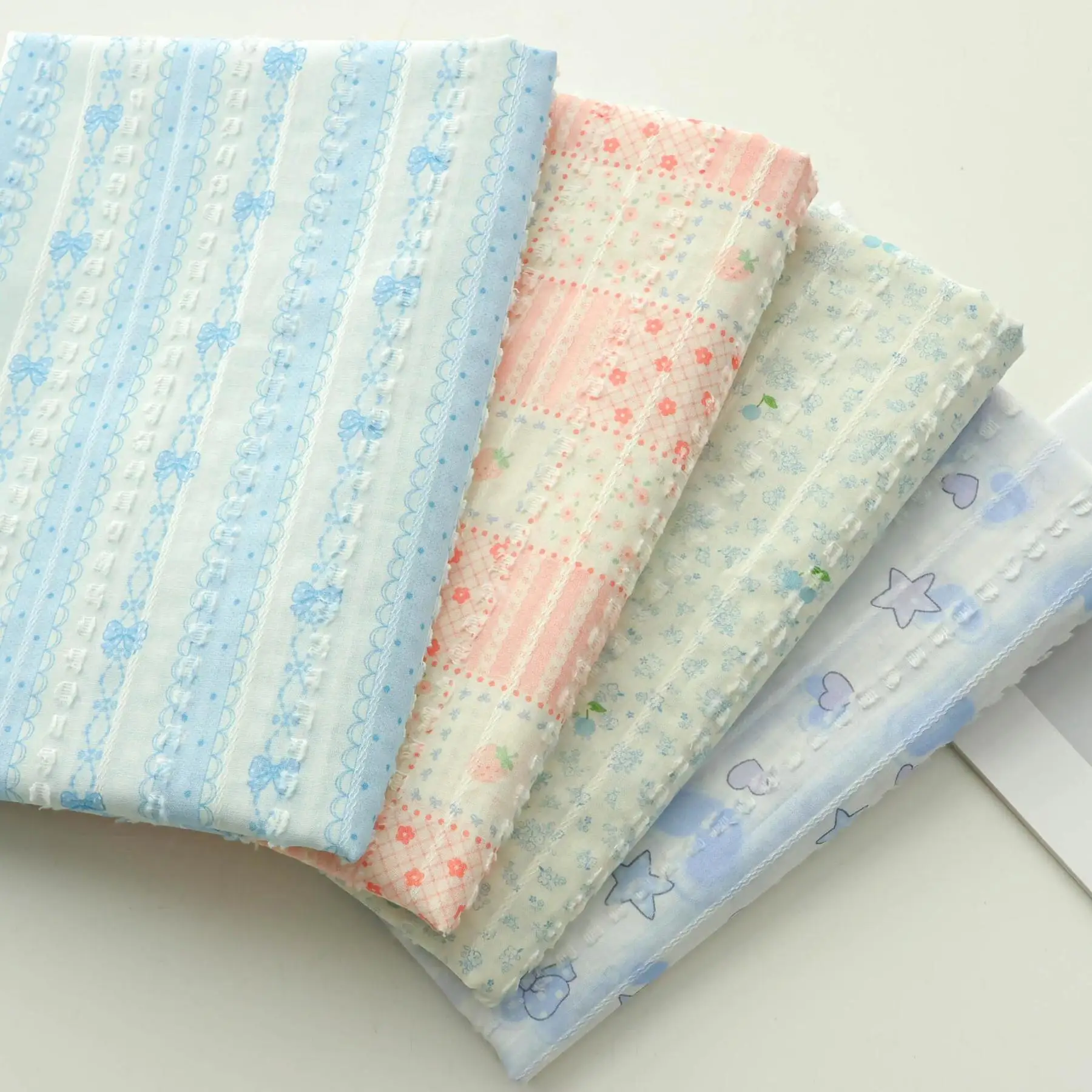 

145x100cm 40s Full Cotton Cut Flower Digital Print Fresh Texture printed fabric