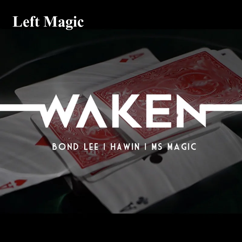 WAKEN by Bond Lee, Hawin & MS Magic Tricks Close Up Illusions Gimmicks Mentalism Prop Shadow Find Signed Card Haunted Deck Magia