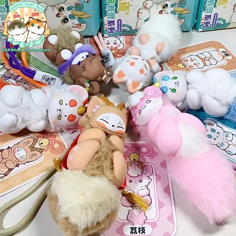 جديد رائع الوحوش النخيل لديها روح سلسلة صندوق أعمى الفينيل أفخم دمية الشكل لعبة حقيبة ديكور قلادة صندوق غامض تحصيل هدية #2