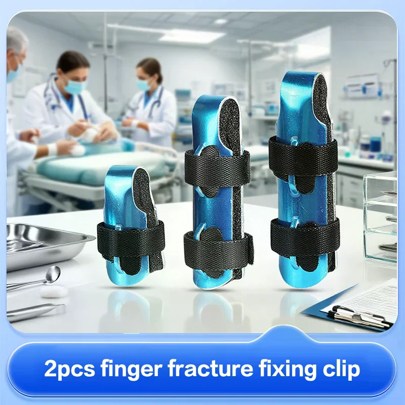 Adjustable Aluminum Foam Finger Splint with Closure - Lightweight Breathable Hand Support Bracket for Enhanced Stability