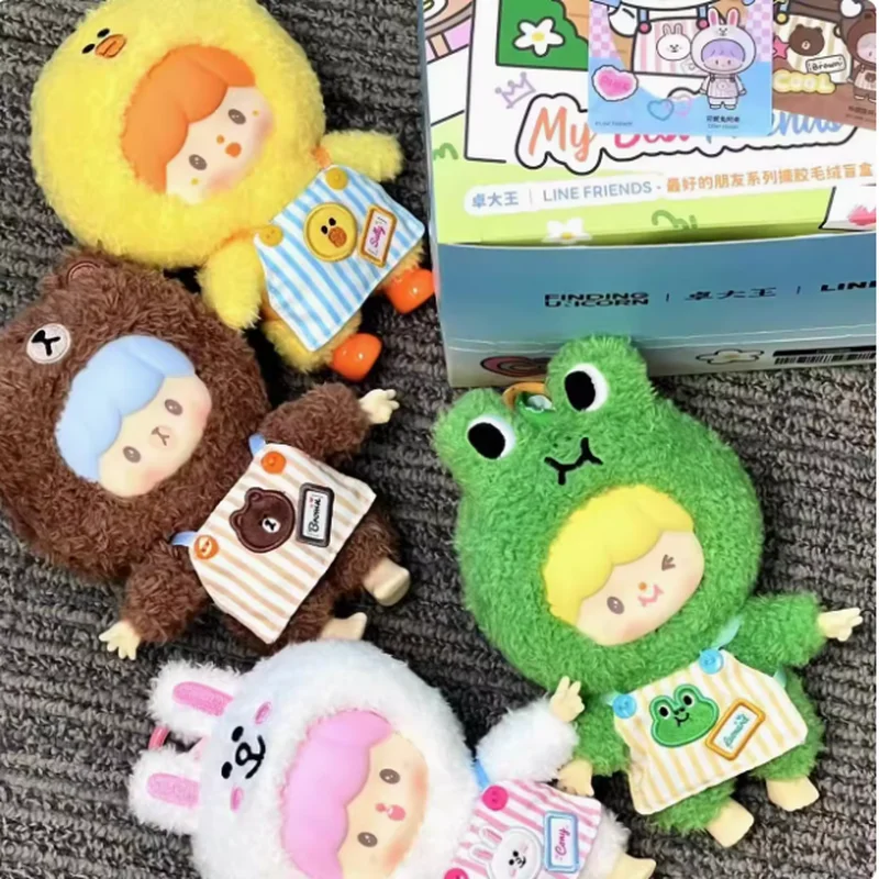 

Zzoton My Best Friends Series Kawaii Blind Box Action Figure Dolls Genuine Collectible Pendants Cartoon Decor Ideal Holiday Gift