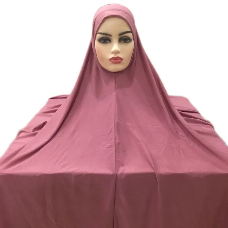 Bufanda Hijab grande Khimar musulmana para mujer, velo superior de Amira, Niqab Nikab Eid Ramdan, ropa de oración, chales islámicos para envolver la cabeza, turbante