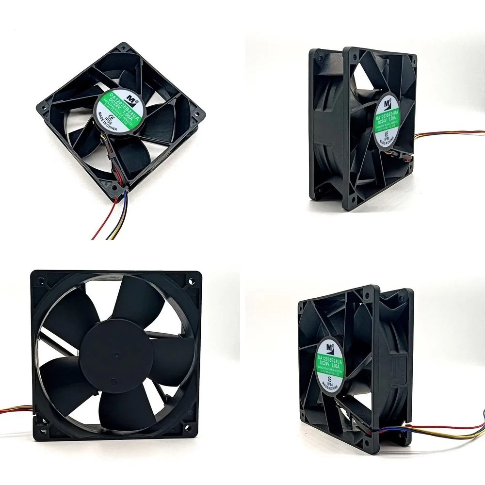 For M DA12038B24UA DC24V 1.00A 120*120*38MM 4-Wire Inverter Cooling Fan