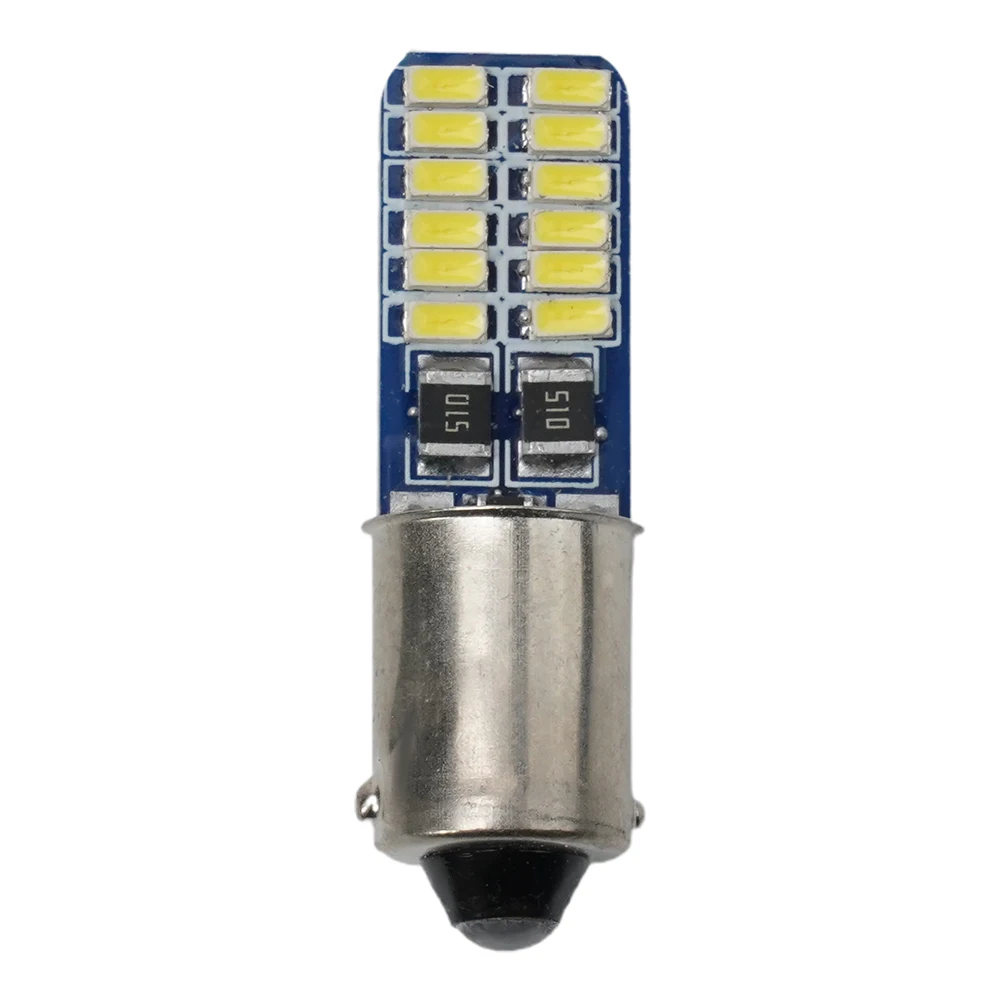 Car Dashboard Indicators Accessories BA9S CANBUS Car Light Components Easy To Use Ery Bright High Brightness 24smd