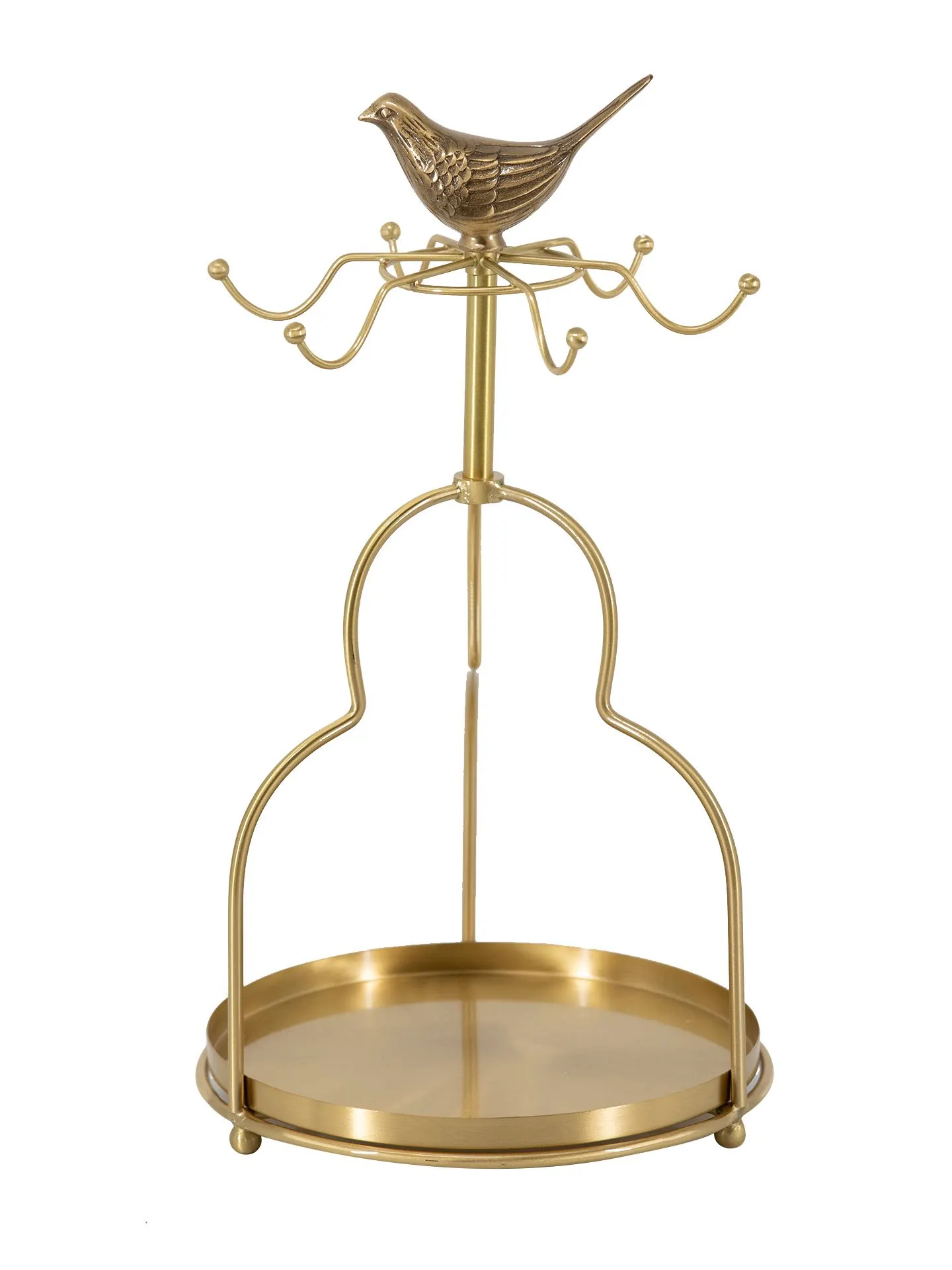 Light Luxury Brass Cup Holder Household Coffee Cup Drain Hanger Living Room Pantry Ceramic Mug Storage Rack