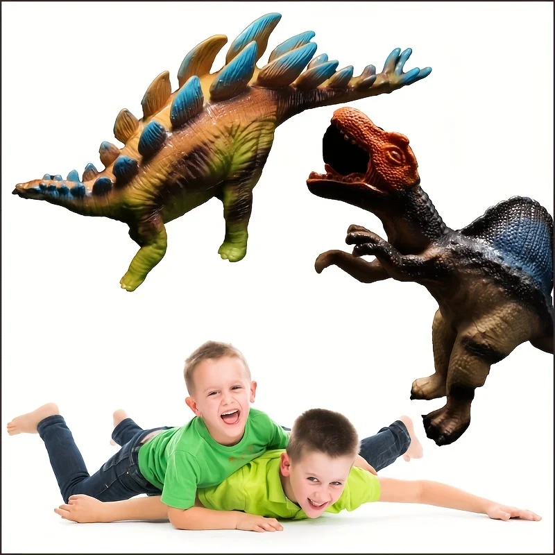 Figurine de Dinosaure Tricératops Diplodocus pour Enfant, Jouet en Caoutchouc Doux, Simulation T Rex 208.assic Real Life, Cadeau