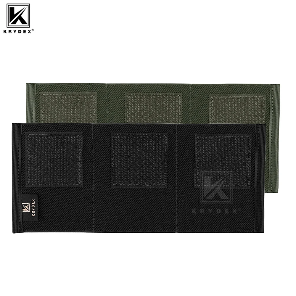 KRYDEX Tactical Elastic Triple Mag Insrt Pouch Hook Mag Holster For 5.56 .223 M4 M16 AR Magazine MK3 Chest Hunting Accessorie