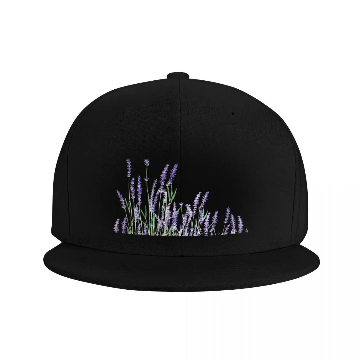 purple lavender horizontal watercolor Baseball Cap Anime Hat Military Cap Man Rave Uv Protection Solar Hat Designer Man Women's