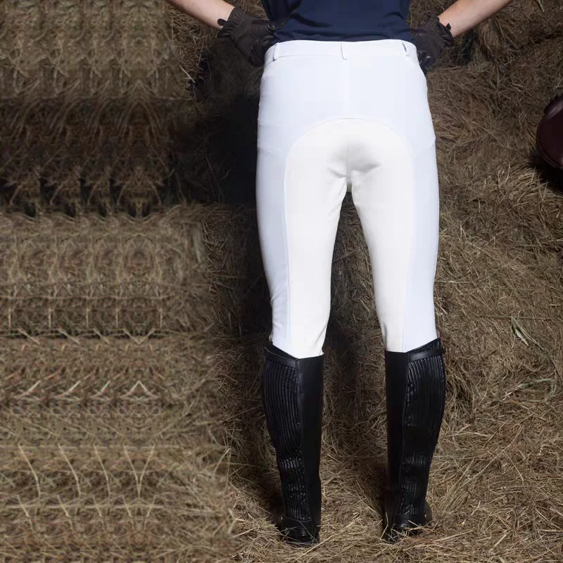 Breeches Men Equestrian Full Seat Horse Riding Pants Horseback Riding Tights Clothes Outdoor Sports Black White Male Equipments