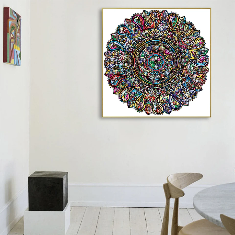 EverShine Diamond Painting Mandala Cross Stitch Diamond Mosaic Landscape Embroidery Floral Rhinestone Picture Handicraft Hobby