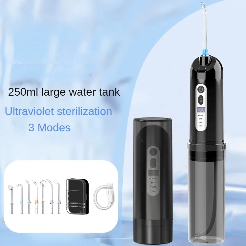 

Sterilisation Oral Irrigator Electric Portable Dental Water Flosser Teeth Cleaning Intelligent IPX7 Waterproof 250ml