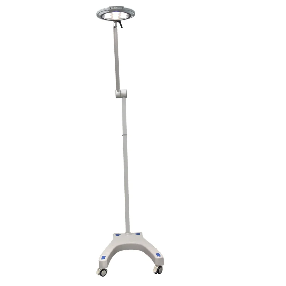 

minimum 40,000lux flexible led examination light with headlamp adjustable light field floor exam lamp for clinic hospital